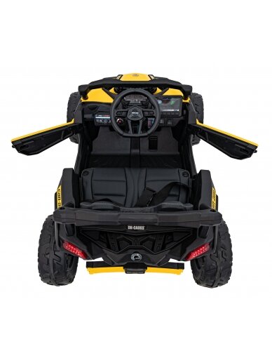 Elektromobilis vaikams ATV CAN-AM Maverick Yellow 7 Elektromobilis vaikams ATV CAN-AM Maverick Yellow 7