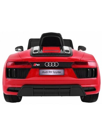 Elektromobilis vaikams AUDI R8 Spyder RS EVA 2 4 G Dažymas Raudona 1 Elektromobilis vaikams AUDI R8 Spyder RS EVA 2 4 G Dažymas Raudona 1