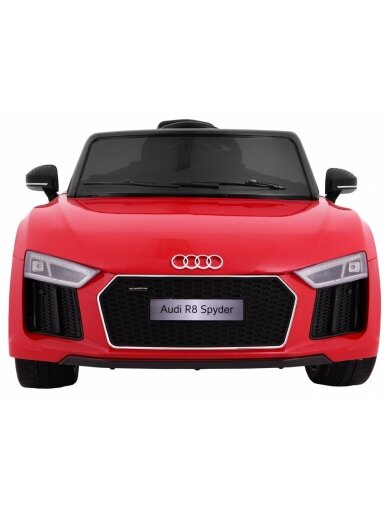 Elektromobilis vaikams AUDI R8 Spyder RS EVA 2 4 G Dažymas Raudona 3