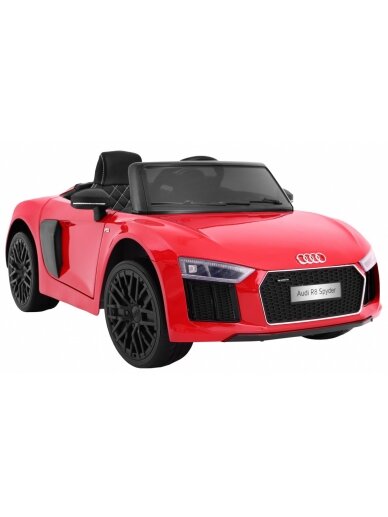 Elektromobilis vaikams AUDI R8 Spyder RS EVA 2 4 G Dažymas Raudona 5