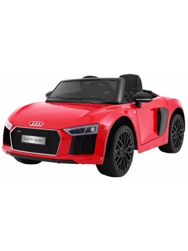 Elektromobilis vaikams AUDI R8 Spyder RS EVA 2 4 G Dažymas Raudona
