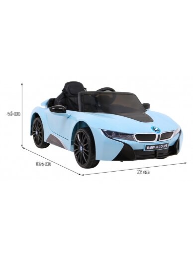Elektromobilis vaikams BMW I8 LIFT Blue 1