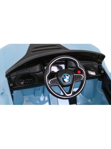 Elektromobilis vaikams BMW I8 LIFT Blue 6 Elektromobilis vaikams BMW I8 LIFT Blue 6
