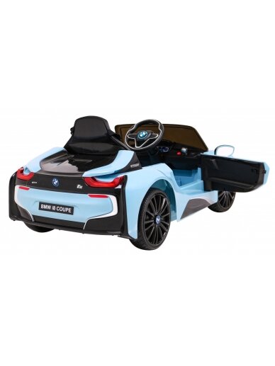 Elektromobilis vaikams BMW I8 LIFT Blue 8 Elektromobilis vaikams BMW I8 LIFT Blue 8