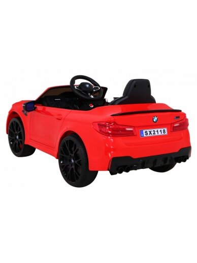 Elektromobilis vaikams BMW M5 DRIFT Red 4