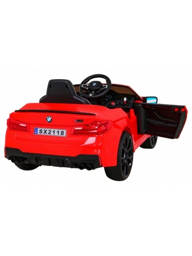 Elektromobilis vaikams BMW M5 DRIFT Red 8 Elektromobilis vaikams BMW M5 DRIFT Red 8