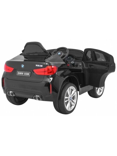 Elektromobilis vaikams BMW X6M Black 9