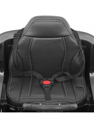 Elektromobilis vaikams BMW X6M Lakuotas juodas 12