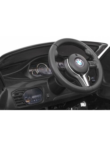Elektromobilis vaikams BMW X6M Lakuotas juodas 6