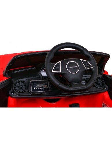 Elektromobilis vaikams Chevrolet CAMARO 2SS Red 7 Elektromobilis vaikams Chevrolet CAMARO 2SS Red 7