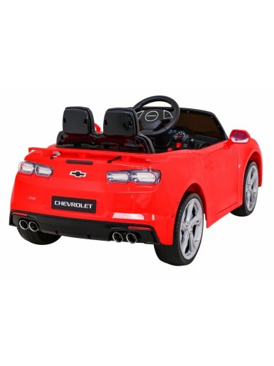 Elektromobilis vaikams Chevrolet CAMARO 2SS Red 8