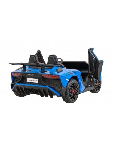 Elektromobilis vaikams Lamborghini Aventador SV Blue 13 Elektromobilis vaikams Lamborghini Aventador SV Blue 13