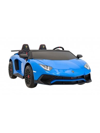 Elektromobilis vaikams Lamborghini Aventador SV Blue 8 Elektromobilis vaikams Lamborghini Aventador SV Blue 8