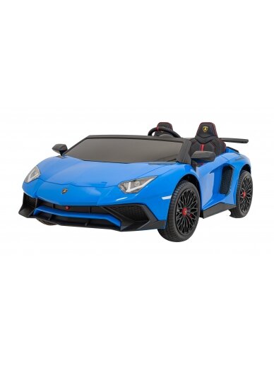 Elektromobilis vaikams Lamborghini Aventador SV Blue 9 Elektromobilis vaikams Lamborghini Aventador SV Blue 9