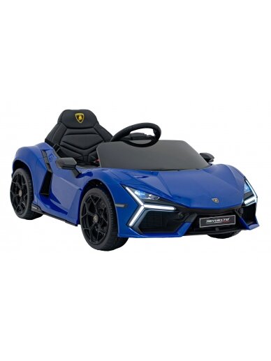 Elektromobilis vaikams Lamborghini Revuelto Blue 1 Elektromobilis vaikams Lamborghini Revuelto Blue 1