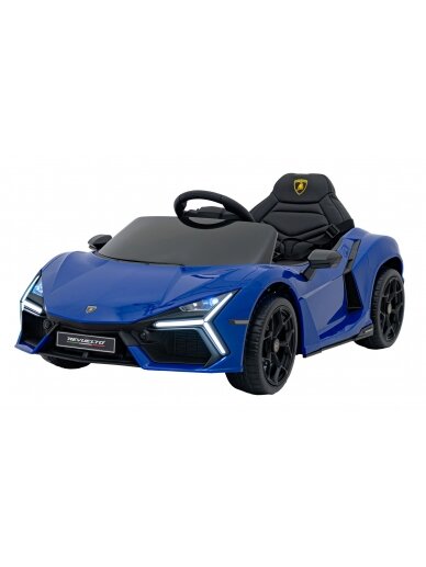 Elektromobilis vaikams Lamborghini Revuelto Blue 2 Elektromobilis vaikams Lamborghini Revuelto Blue 2