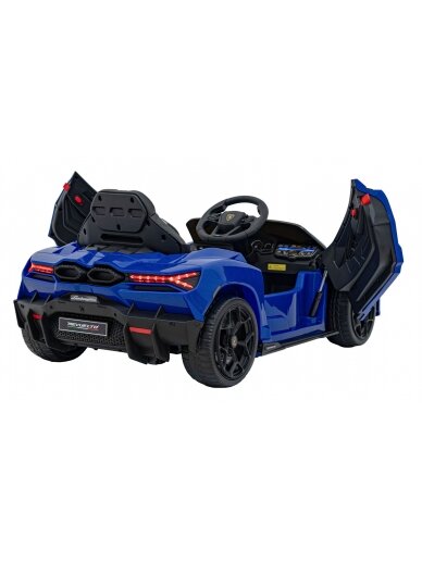 Elektromobilis vaikams Lamborghini Revuelto Blue 8 Elektromobilis vaikams Lamborghini Revuelto Blue 8