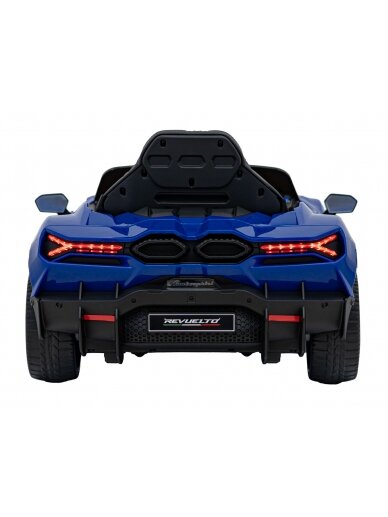 Elektromobilis vaikams Lamborghini Revuelto Blue 9 Elektromobilis vaikams Lamborghini Revuelto Blue 9