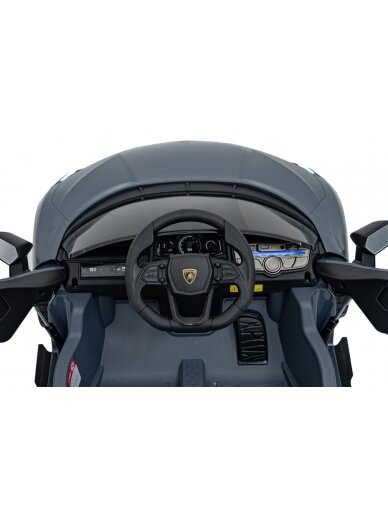 Elektromobilis vaikams Lamborghini Revuelto Gray 12 Elektromobilis vaikams Lamborghini Revuelto Gray 12