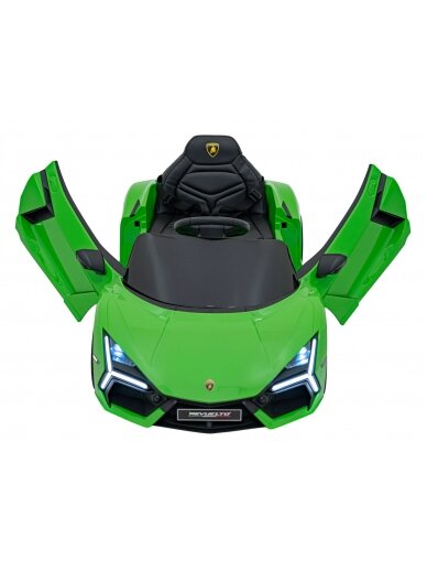 Elektromobilis vaikams Lamborghini Revuelto Green 16 Elektromobilis vaikams Lamborghini Revuelto Green 16