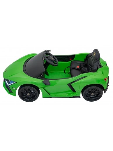 Elektromobilis vaikams Lamborghini Revuelto Green 6 Elektromobilis vaikams Lamborghini Revuelto Green 6