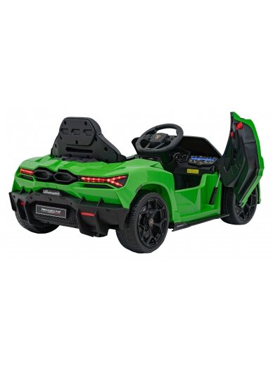 Elektromobilis vaikams Lamborghini Revuelto Green 9 Elektromobilis vaikams Lamborghini Revuelto Green 9