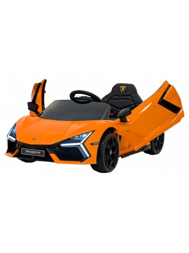 Elektromobilis vaikams Lamborghini Revuelto Orange 2 Elektromobilis vaikams Lamborghini Revuelto Orange 2