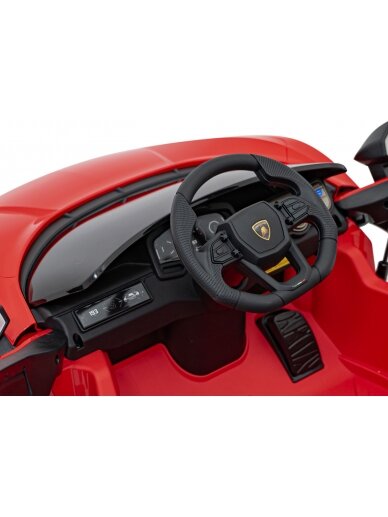 Elektromobilis vaikams Lamborghini Revuelto Red 21 Elektromobilis vaikams Lamborghini Revuelto Red 21