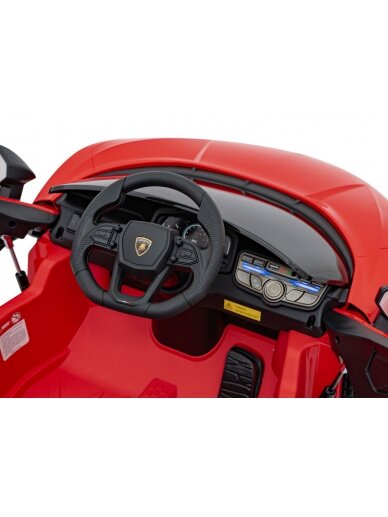 Elektromobilis vaikams Lamborghini Revuelto Red 22 Elektromobilis vaikams Lamborghini Revuelto Red 22