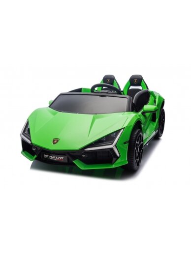 Elektromobilis vaikams Lamborghini Revuelto XL Green 12 Elektromobilis vaikams Lamborghini Revuelto XL Green 12