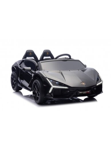 Elektromobilis vaikams Lamborghini Revuelto XL STRONG Black 3 Elektromobilis vaikams Lamborghini Revuelto XL STRONG Black 3