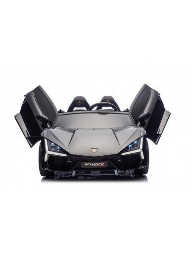 Elektromobilis vaikams Lamborghini Revuelto XL STRONG Black 4 Elektromobilis vaikams Lamborghini Revuelto XL STRONG Black 4