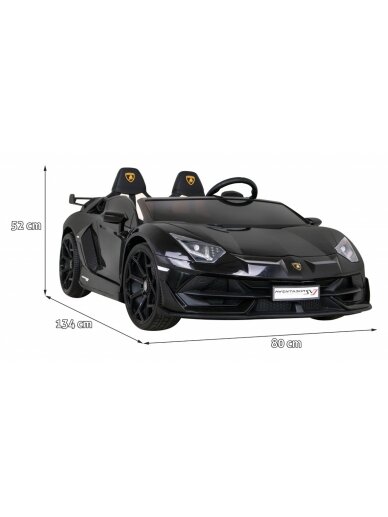 Elektromobilis vaikams Lamborghini SVJ DRIFT Black 1 Elektromobilis vaikams Lamborghini SVJ DRIFT Black 1
