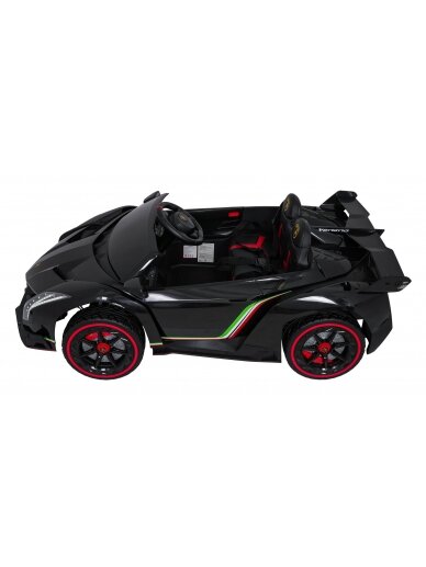 Elektromobilis vaikams Lamborghini VeneNe Black 7 Elektromobilis vaikams Lamborghini VeneNe Black 7