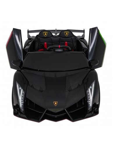 Elektromobilis vaikams Lamborghini VeneNe Black 8 Elektromobilis vaikams Lamborghini VeneNe Black 8