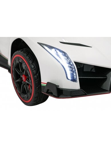 Elektromobilis vaikams Lamborghini VeneNe White 22 Elektromobilis vaikams Lamborghini VeneNe White 22