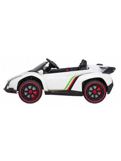 Elektromobilis vaikams Lamborghini VeneNe White 7