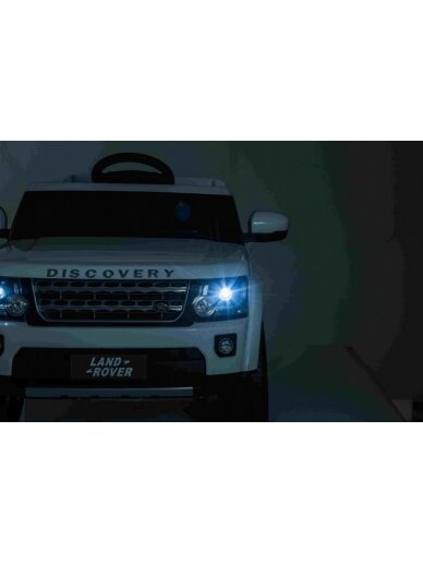 Elektromobilis vaikams Land Rover DisDangay White 15