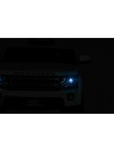 Elektromobilis vaikams Land Rover DisDangay White 16 Elektromobilis vaikams Land Rover DisDangay White 16