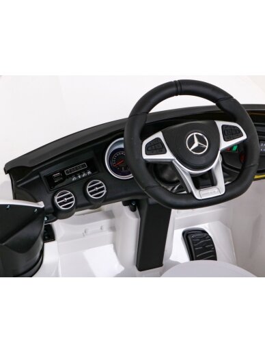 Elektromobilis vaikams Mercedes Benz GLC63S White 7
