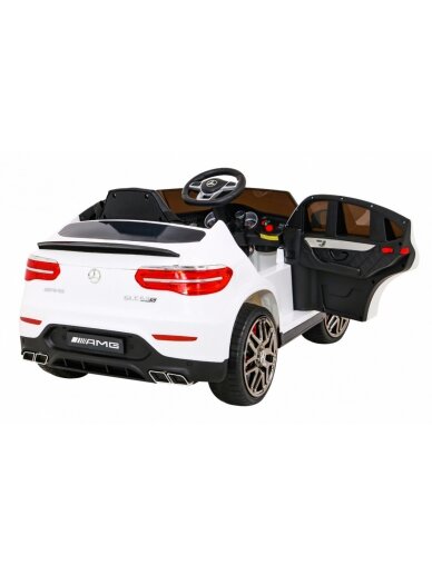 Elektromobilis vaikams Mercedes Benz GLC63S White 9 Elektromobilis vaikams Mercedes Benz GLC63S White 9