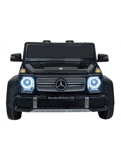 Elektromobilis vaikams Mercedes Benz MAYBACH G650 Black 1 Elektromobilis vaikams Mercedes Benz MAYBACH G650 Black 1