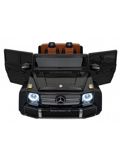 Elektromobilis vaikams Mercedes Benz MAYBACH G650 Black 19 Elektromobilis vaikams Mercedes Benz MAYBACH G650 Black 19