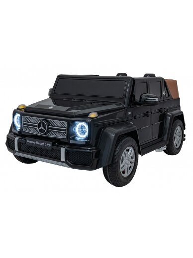 Elektromobilis vaikams Mercedes Benz MAYBACH G650 Black 2 Elektromobilis vaikams Mercedes Benz MAYBACH G650 Black 2