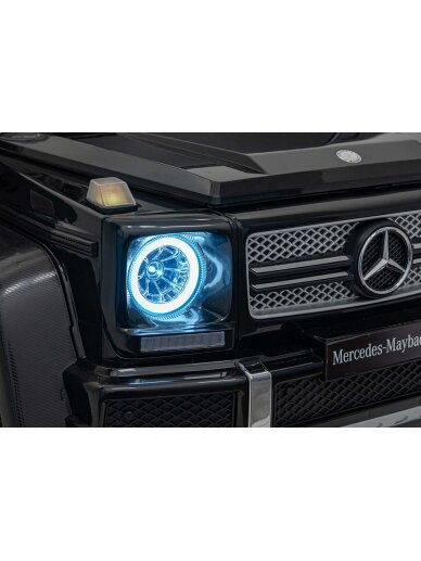 Elektromobilis vaikams Mercedes Benz MAYBACH G650 Black 22 Elektromobilis vaikams Mercedes Benz MAYBACH G650 Black 22