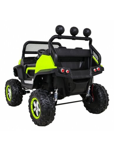 Elektromobilis vaikams Mercedes BENZ UNIMOG Green 4 Elektromobilis vaikams Mercedes BENZ UNIMOG Green 4