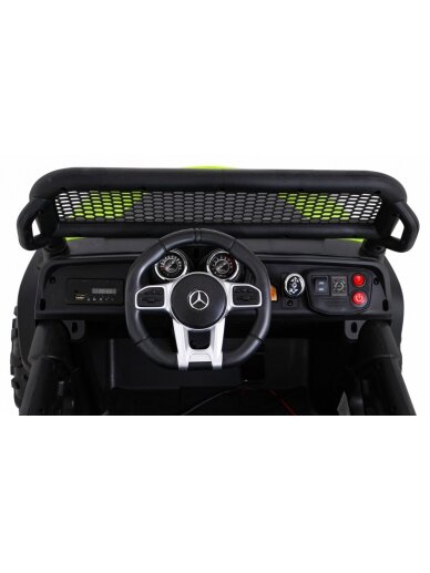 Elektromobilis vaikams Mercedes BENZ UNIMOG Green 9