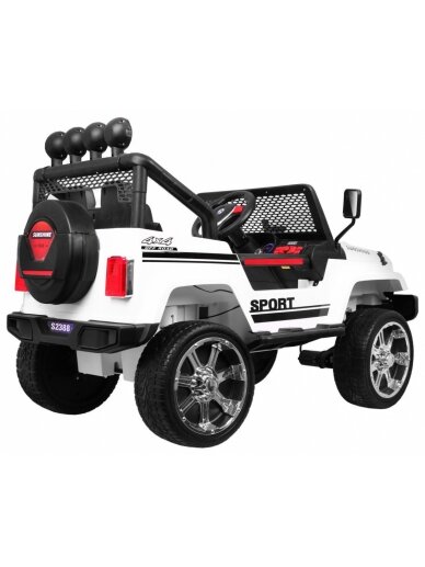 Elektromobilis vaikams NAUJAS "Raptor DRIFTER" 4 x 4 Baltas 2 Elektromobilis vaikams NAUJAS "Raptor DRIFTER" 4 x 4 Baltas 2