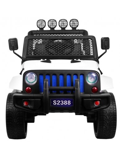 Elektromobilis vaikams NAUJAS "Raptor DRIFTER" 4 x 4 Baltas 4