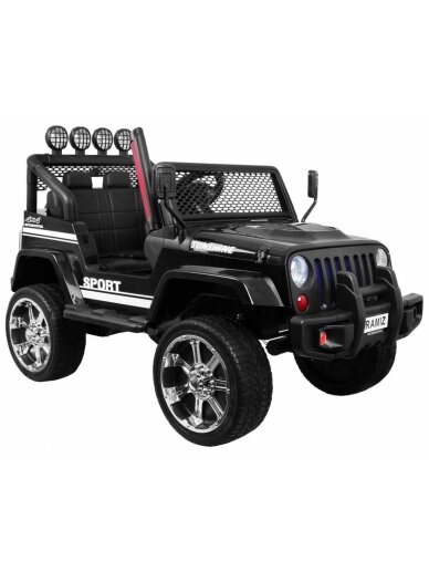Elektromobilis vaikams NAUJAS "Raptor DRIFTER" 4 x 4 juodas 8 Elektromobilis vaikams NAUJAS "Raptor DRIFTER" 4 x 4 juodas 8